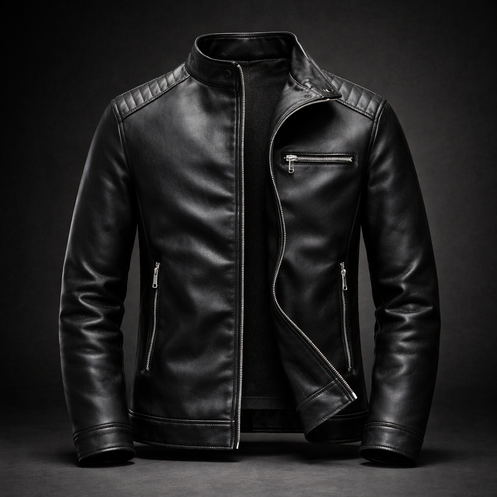 Men's Leather Jacket - Genuine Quality