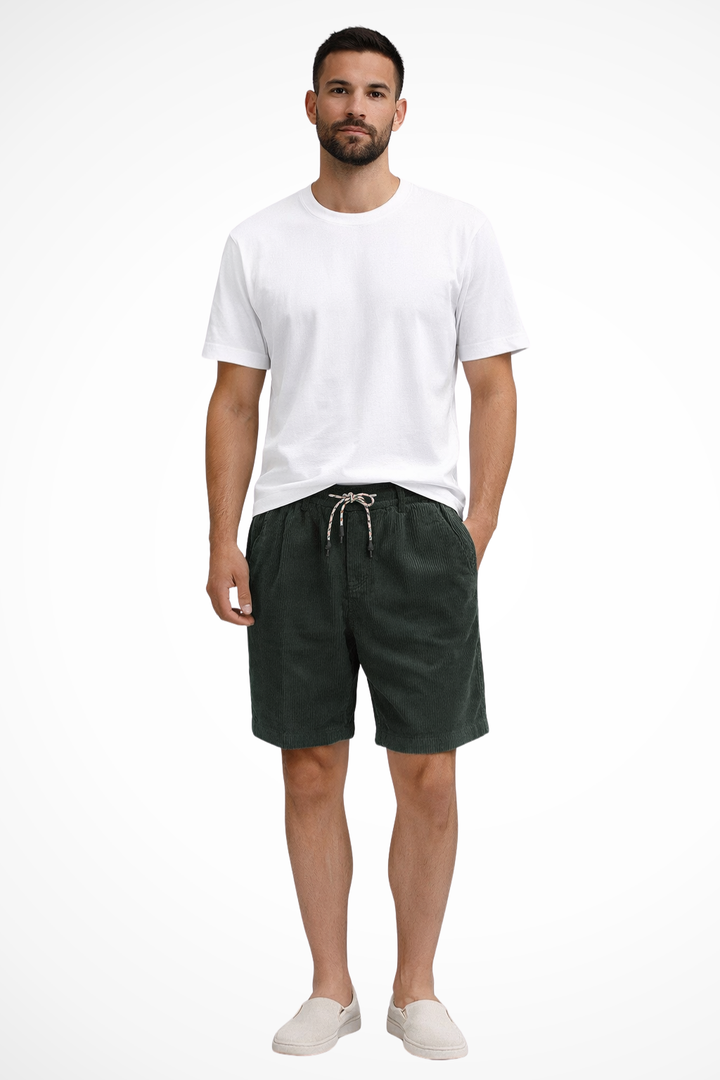 Men's Casual Wide Wale Corduroy Shorts - Summer Comfort