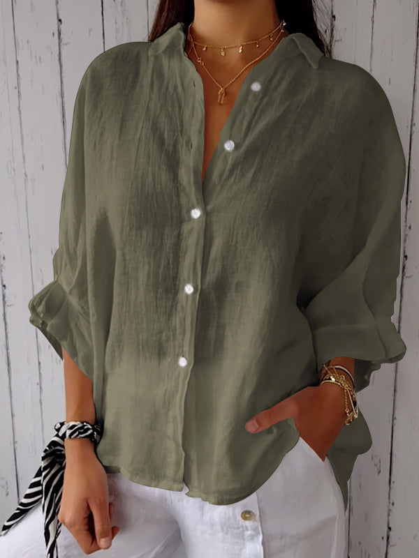 Reena | Women's Casual Relaxed Blouse, Everyday Wear