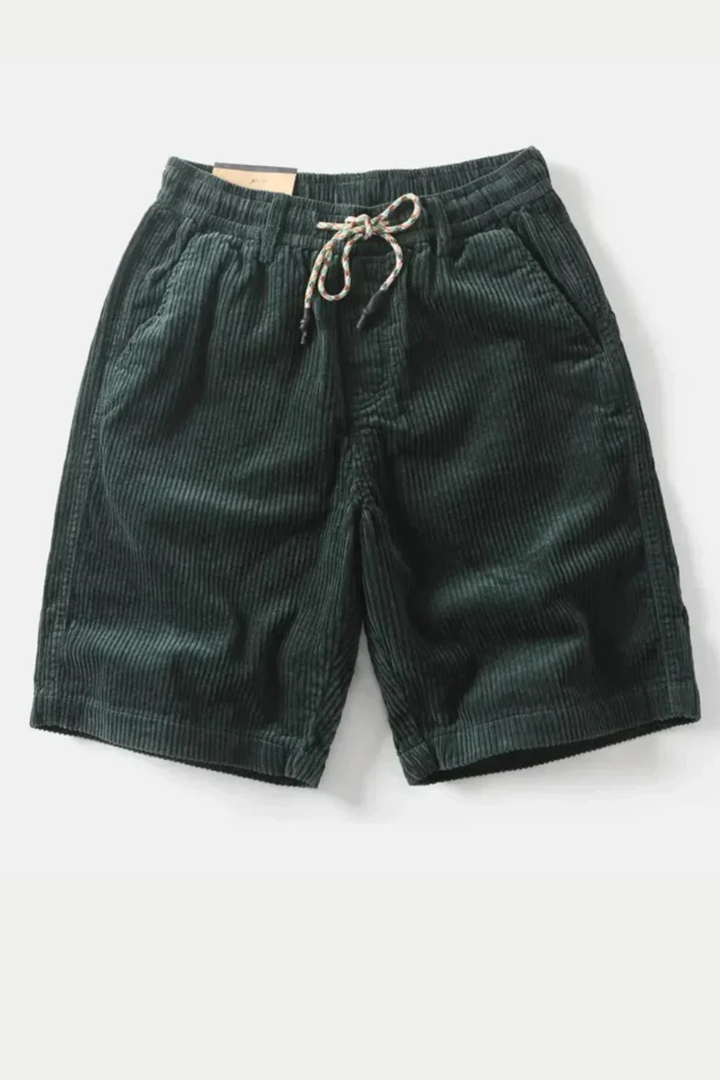 Men's Casual Wide Wale Corduroy Shorts - Summer Comfort