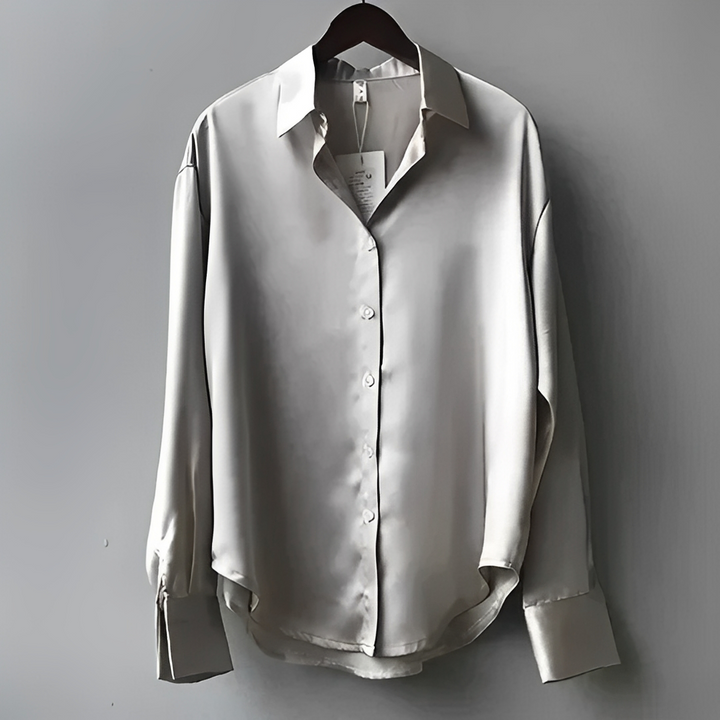 Carlette | Women's Blouse with Ruffled Sleeves, Casual
