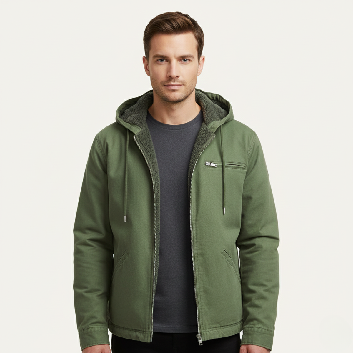 Men's Bomber Jacket with Lining