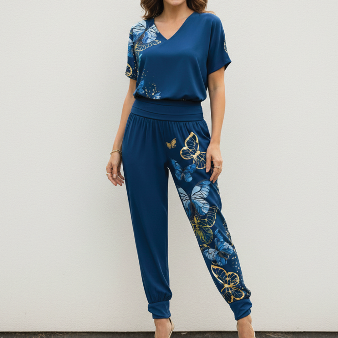 Alaia | Women's Blouse and Pants Set, Casual