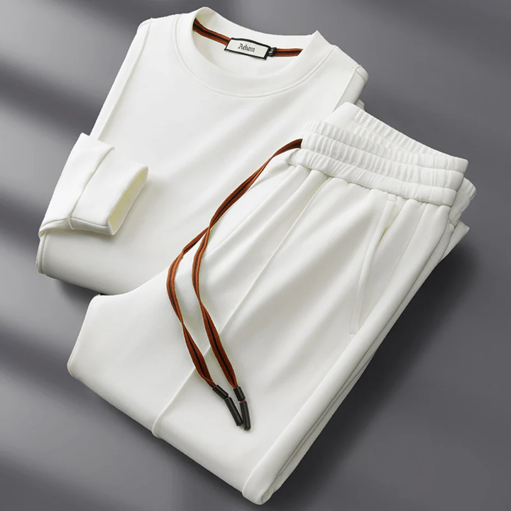 Men's Cotton Tracksuit Top and Bottom Set - Casual Wear