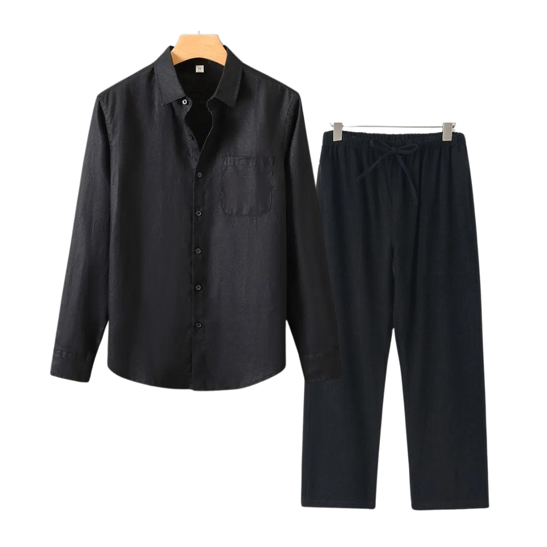 Beau | Men's Casual Cotton Button-Up Shirt