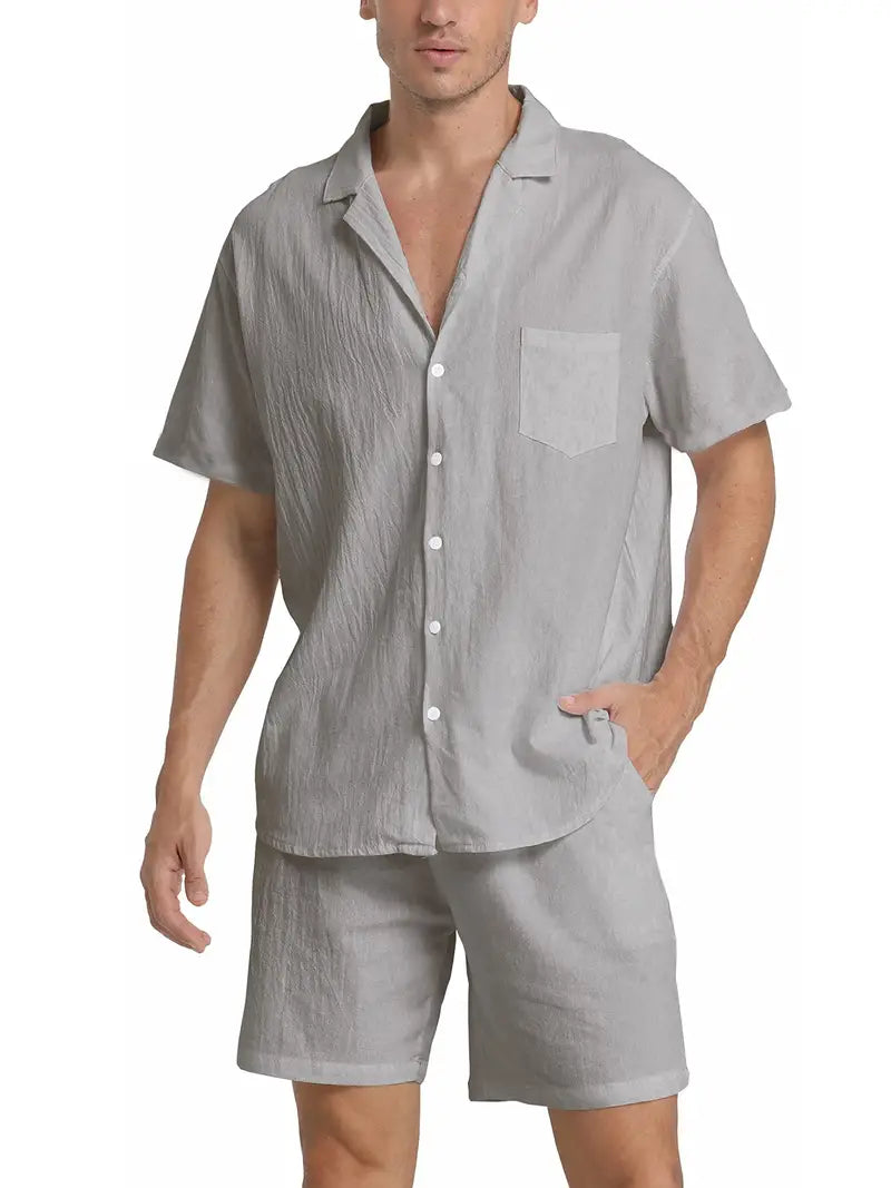 Rhys | Men's Stylish Casual Button-Up Shirt