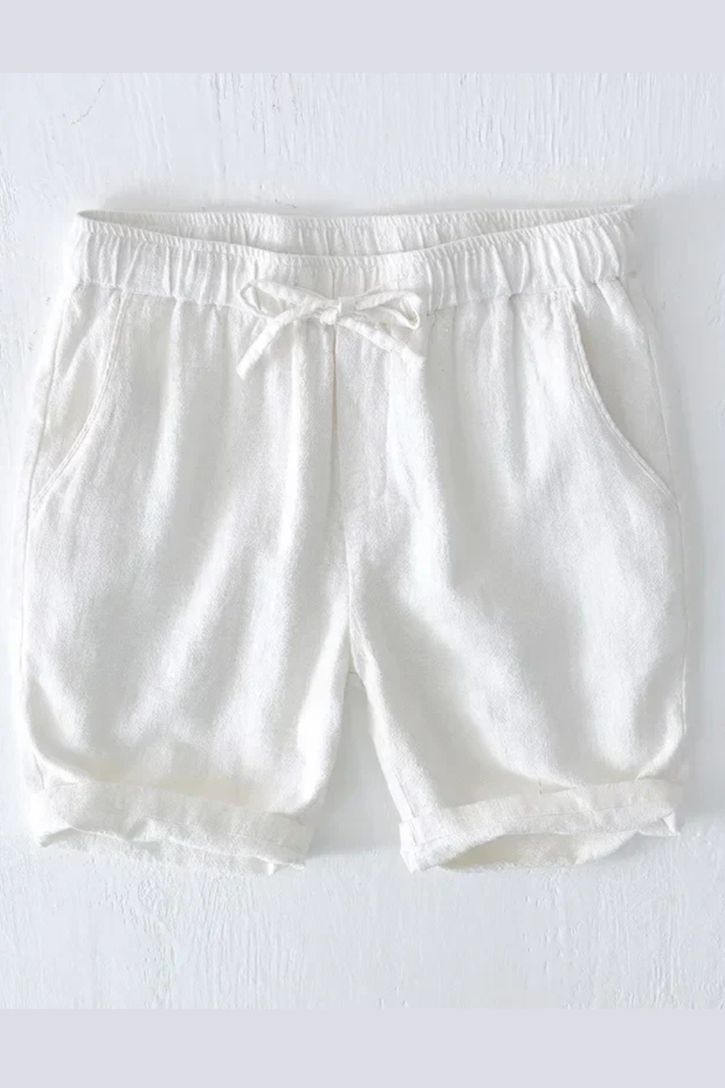 Men's Casual Drawstring Cotton Shorts - Summer Comfort