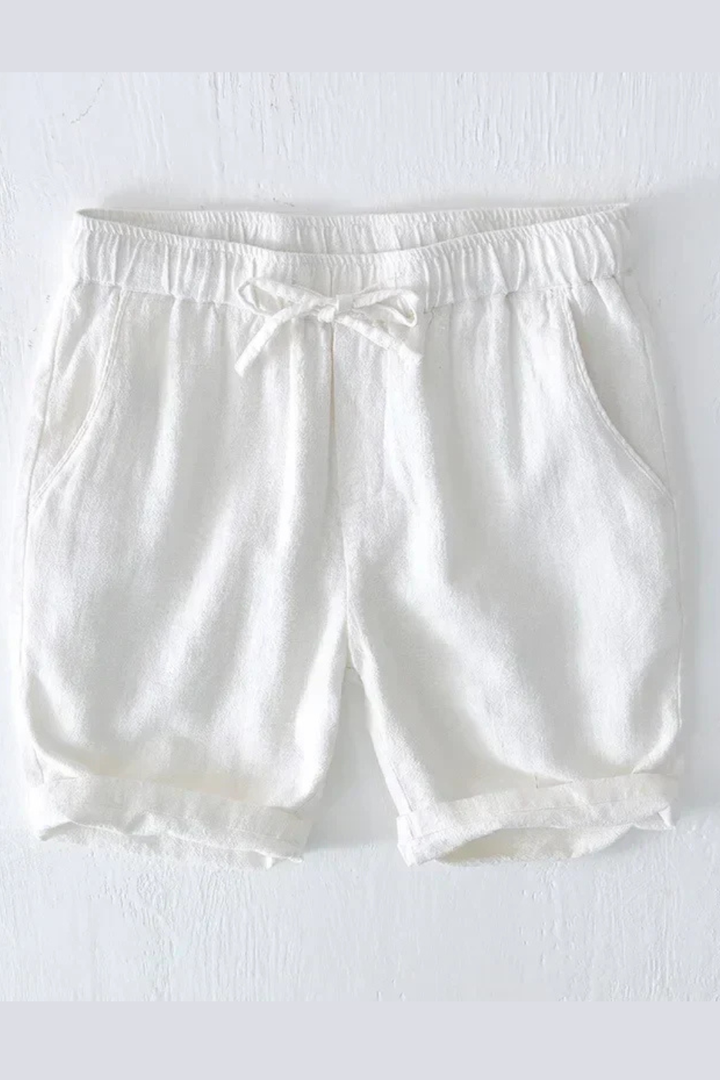 Men's Casual Drawstring Cotton Shorts - Summer Comfort