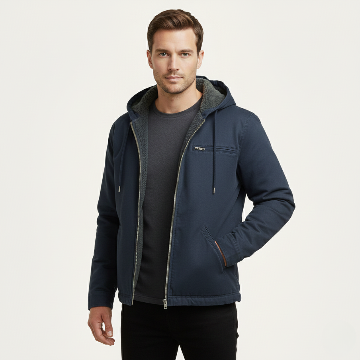 Men's Bomber Jacket with Lining