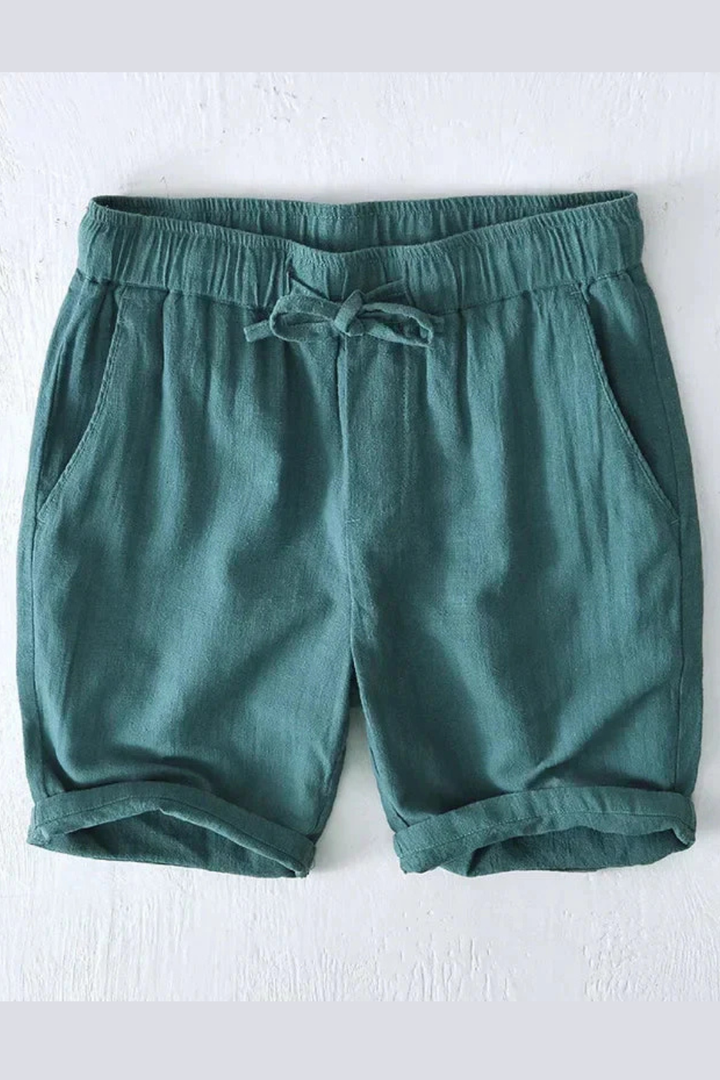 Men's Casual Drawstring Cotton Shorts - Summer Comfort