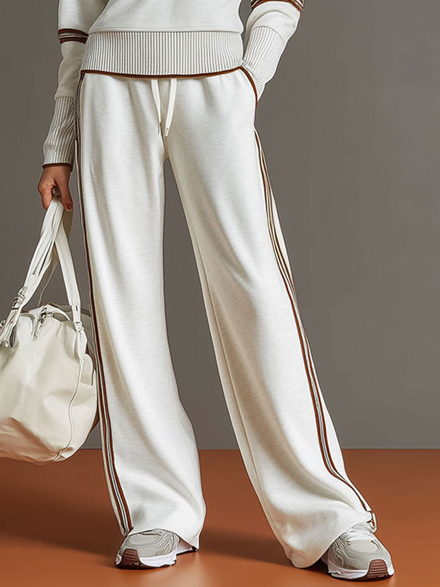Sarah | Women's Half-Zip Blouse, Retro Sporty Style