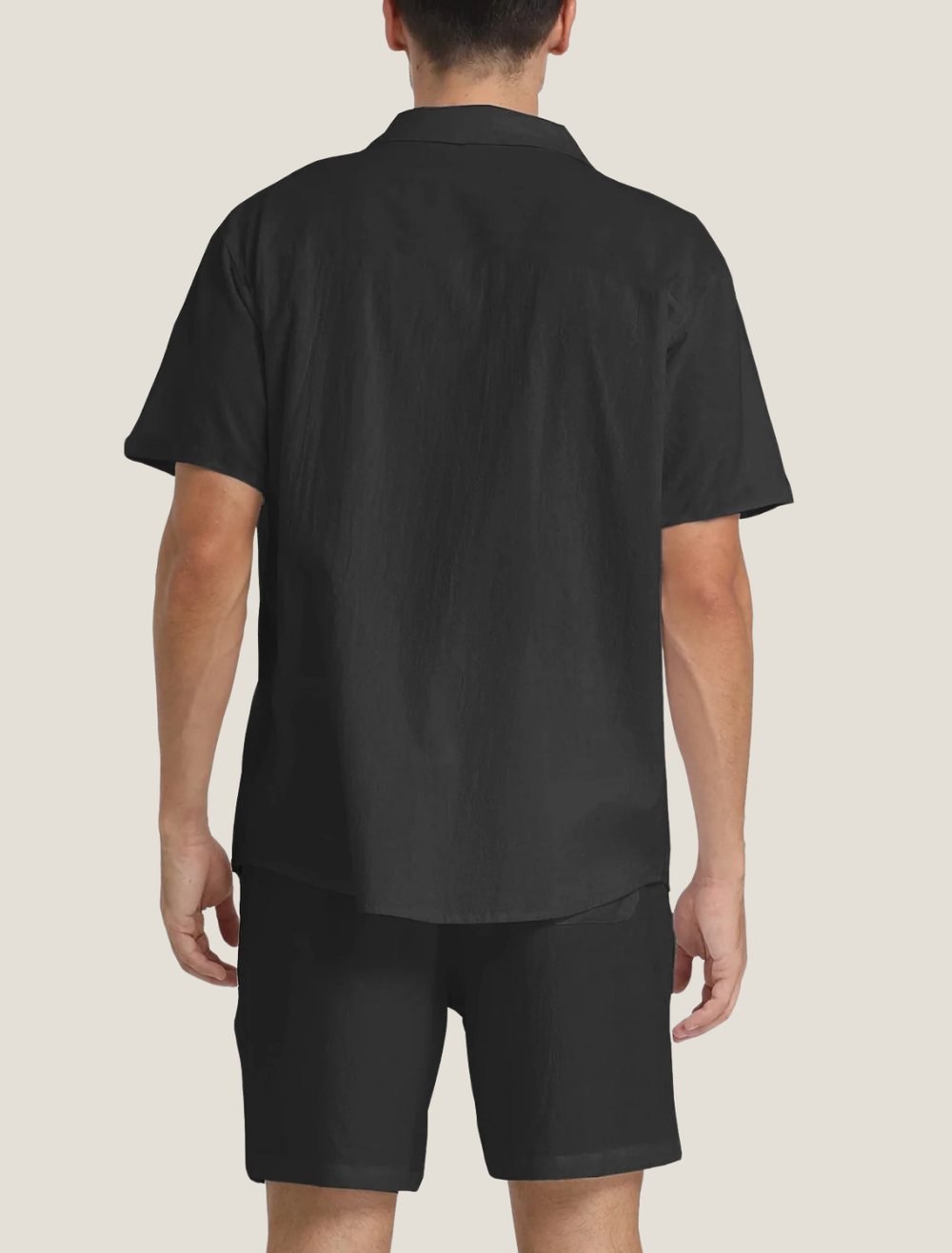 Men's Relaxed Fit Shirt and Shorts Set - Summer Casual