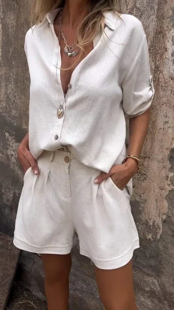 Olivia | Women's Lightweight Floral Set, Summer