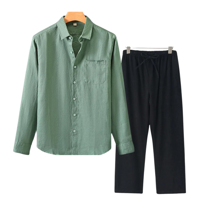 Beau | Men's Casual Cotton Button-Up Shirt