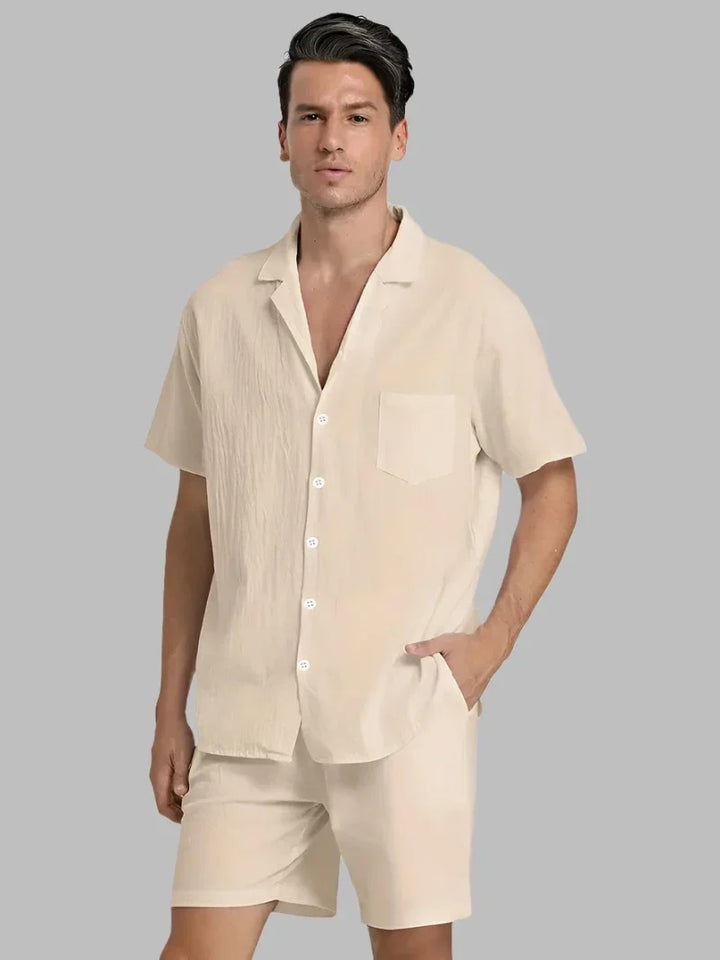 Rhys | Men's Stylish Casual Button-Up Shirt