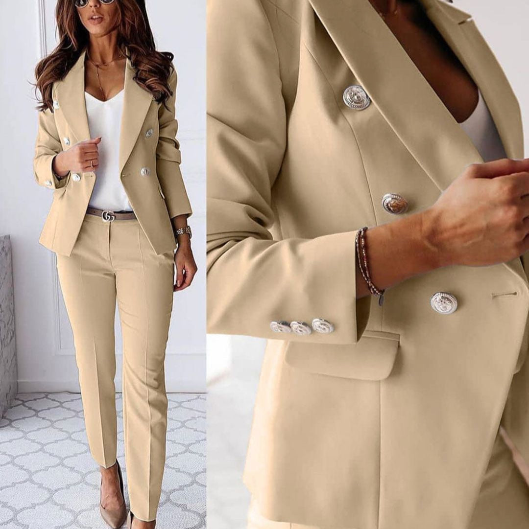 Lily | Women's Double-Breasted Blouse, Work