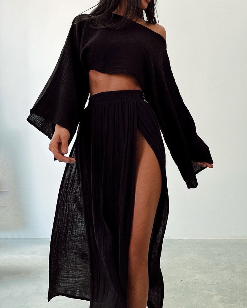 Sylvia | Women's Gauze Two-Piece Set, Casual