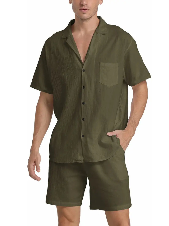 Rhys | Men's Stylish Casual Button-Up Shirt