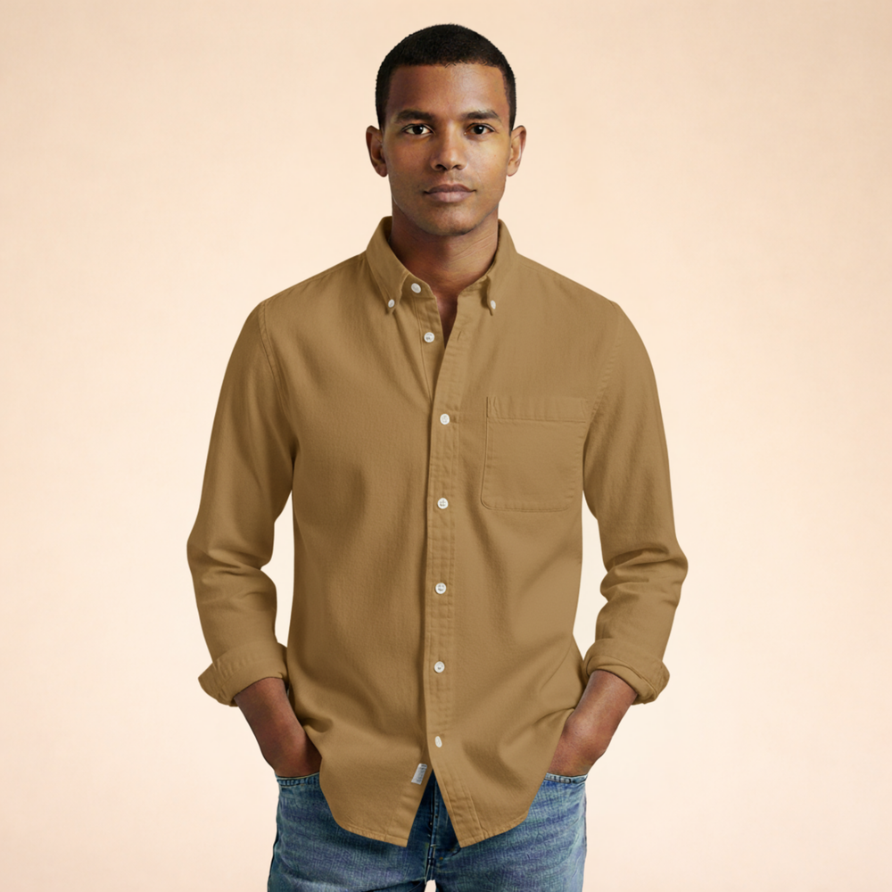 Reid | Men's Stylish Short Sleeve Button-Up Shirt
