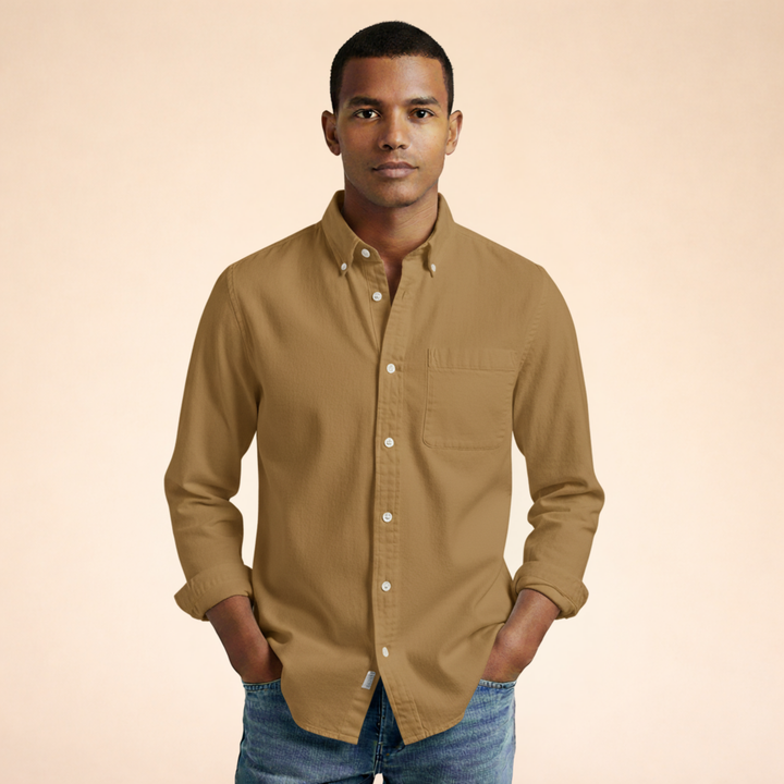 Reid | Men's Stylish Short Sleeve Button-Up Shirt