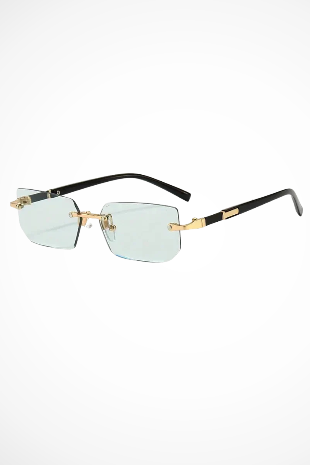 Women's Rimless Rectangle Sunglasses - Summer Casual Wear