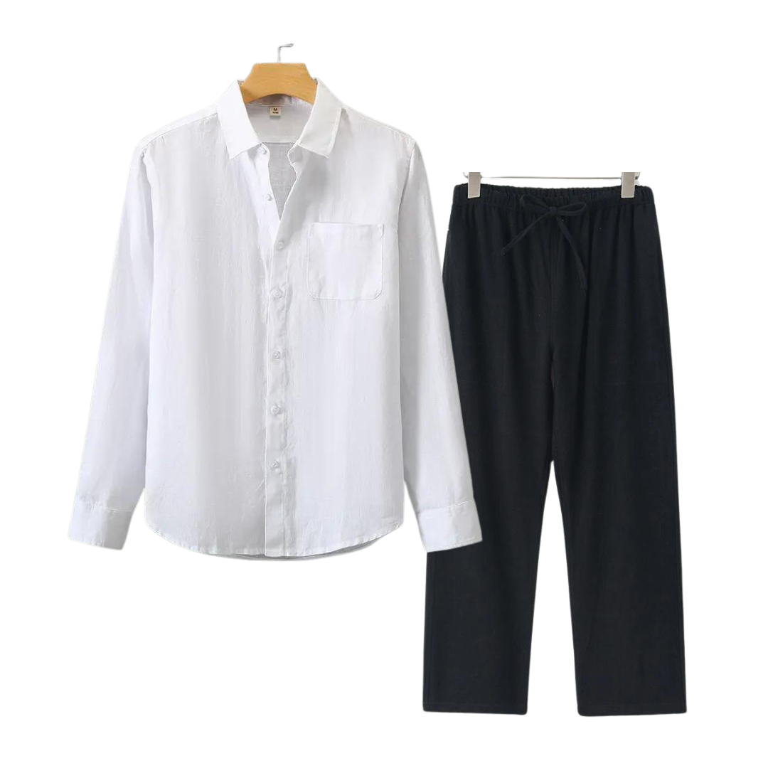 Beau | Men's Casual Cotton Button-Up Shirt