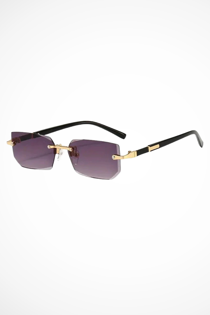 Women's Rimless Rectangle Sunglasses - Summer Casual Wear