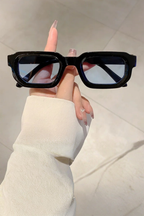 Women's Retro Rectangle Frame Sunglasses - Summer Casual