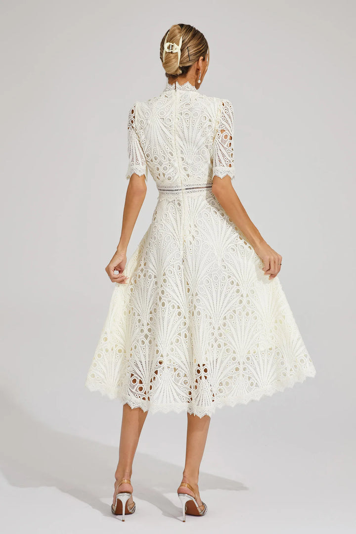 Sophia | Women's Lace Midi Dress, Formal