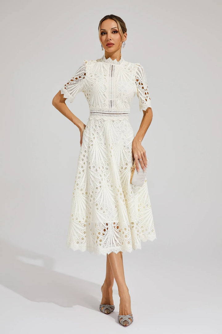 Sophia | Women's Lace Midi Dress, Formal