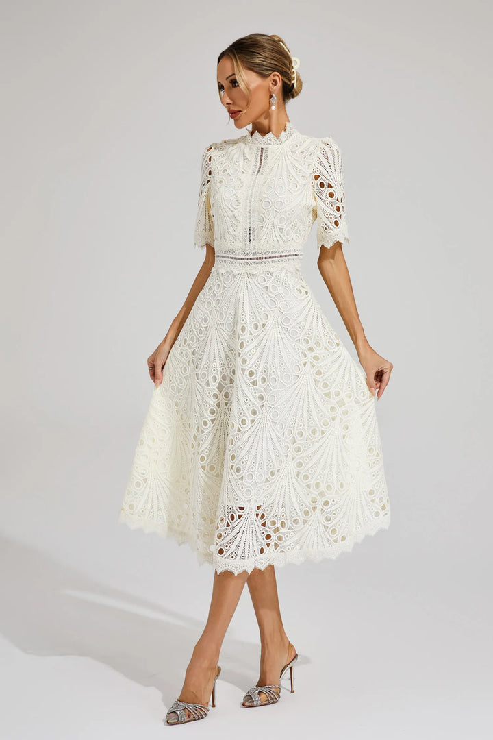 Sophia | Women's Lace Midi Dress, Formal