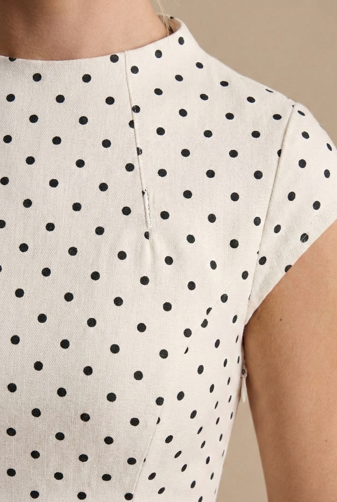 Women's Polka Dot Chiffon Maxi Dress - Summer Casual