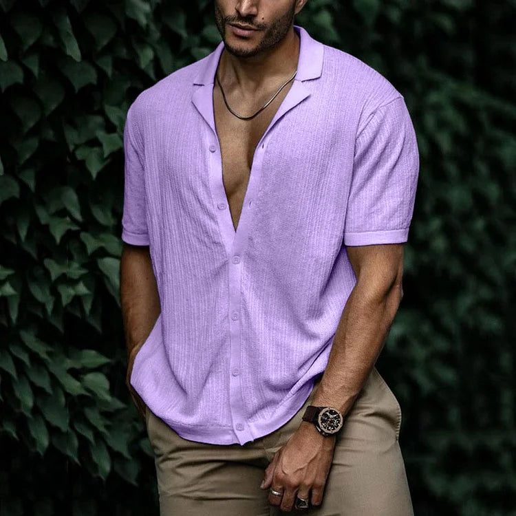 Men's Casual Lightweight Linen Shirt - Summer Fashion