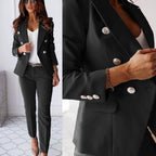 Lily | Women's Double-Breasted Blouse, Work