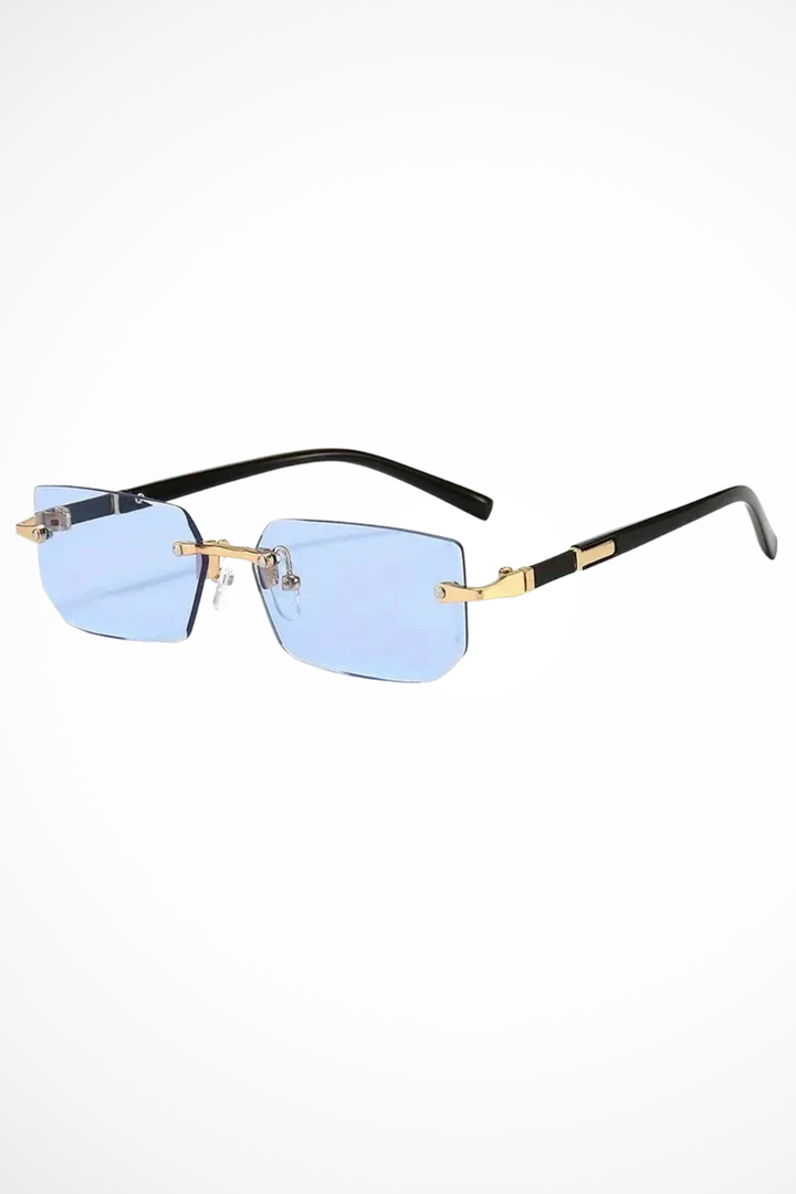 Women's Rimless Rectangle Sunglasses - Summer Casual Wear