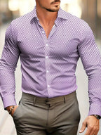 Men's Casual Checkered Cotton Shirt - Comfortable Everyday Wear