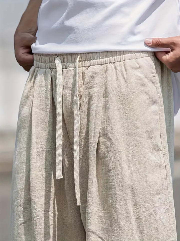 Casual Baggy Summer Linen Trousers