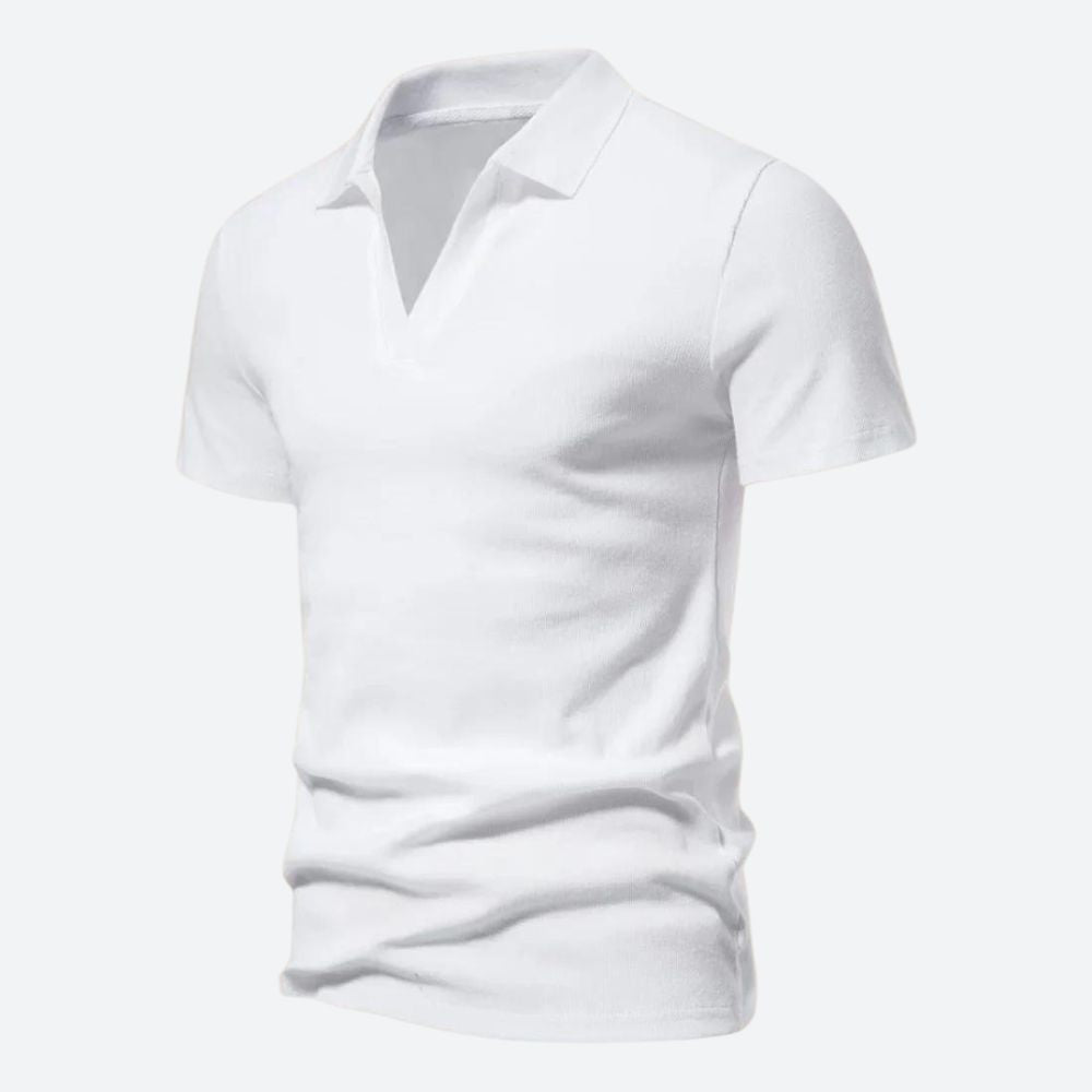 Men's Stylish Knit Polo Shirt - Casual Wear