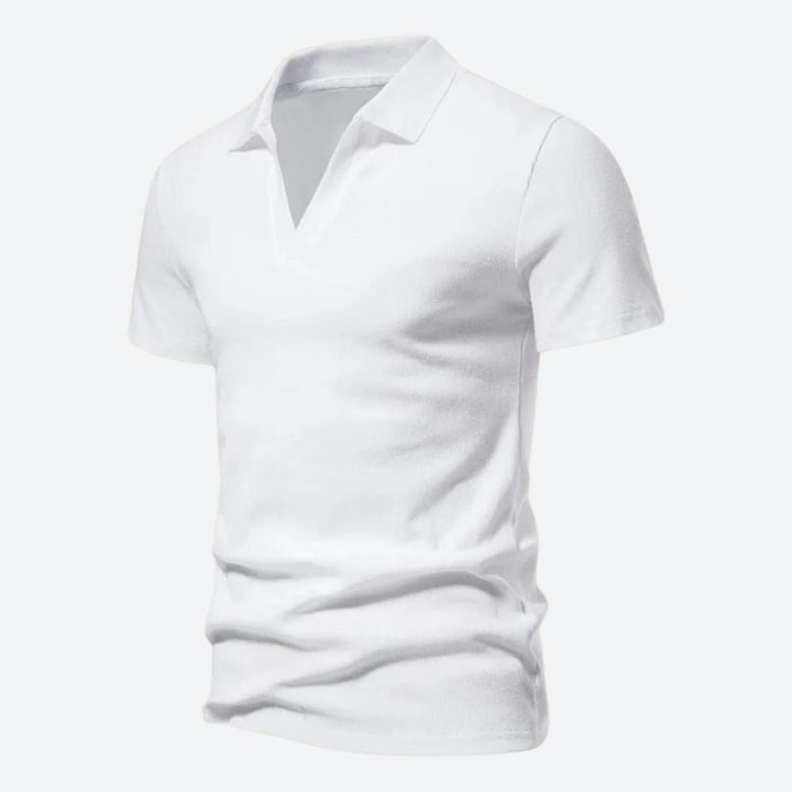 Men's Stylish Knit Polo Shirt - Casual Wear