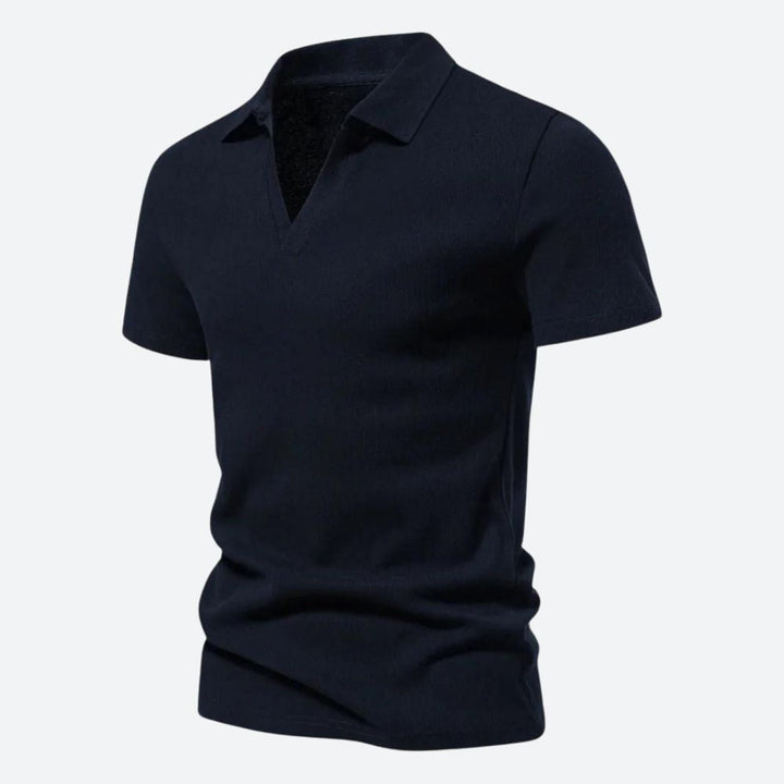 Men's Stylish Knit Polo Shirt - Casual Wear
