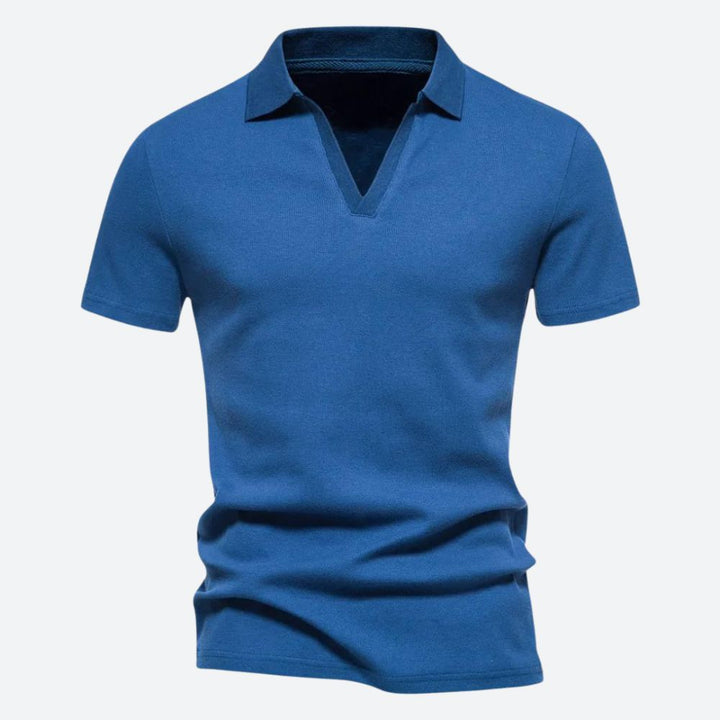 Men's Stylish Knit Polo Shirt - Casual Wear