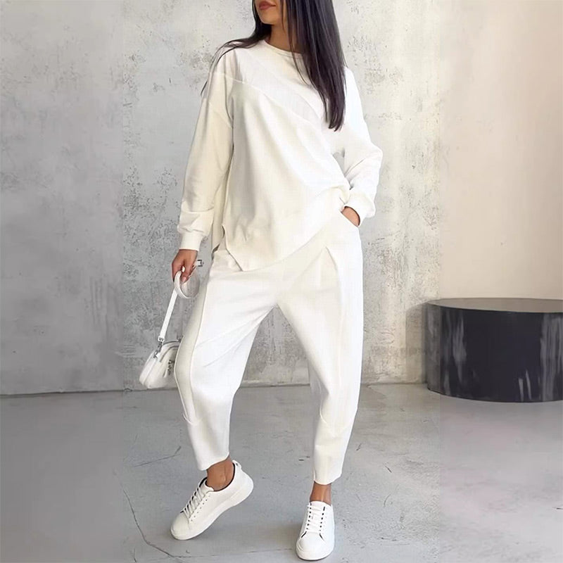 Michelle | Women's Casual Blouse and Pants Set, Everyday Wear