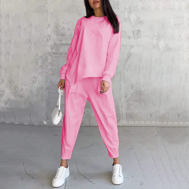 Michelle | Women's Casual Blouse and Pants Set, Everyday Wear