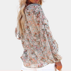 Emma | Women's Floral Casual Blouse, Everyday Wear