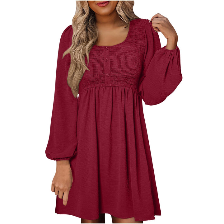 Daisy | Women's Smocked Empire-Waist Mini Dress, Casual