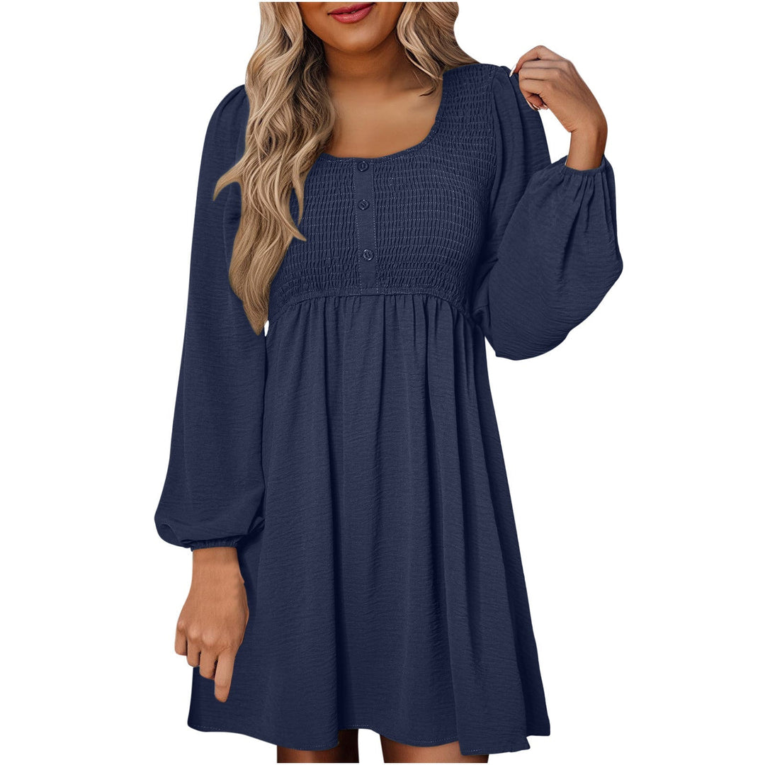 Daisy | Women's Smocked Empire-Waist Mini Dress, Casual