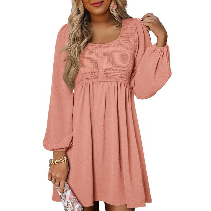 Daisy | Women's Smocked Empire-Waist Mini Dress, Casual