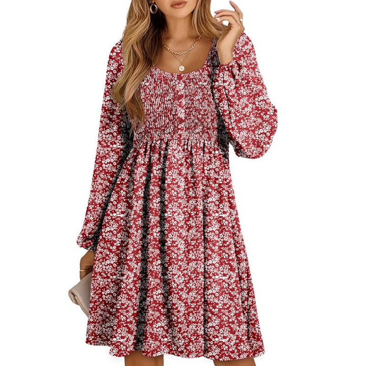 Daisy | Women's Smocked Empire-Waist Mini Dress, Casual