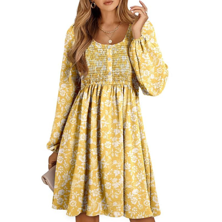 Daisy | Women's Smocked Empire-Waist Mini Dress, Casual