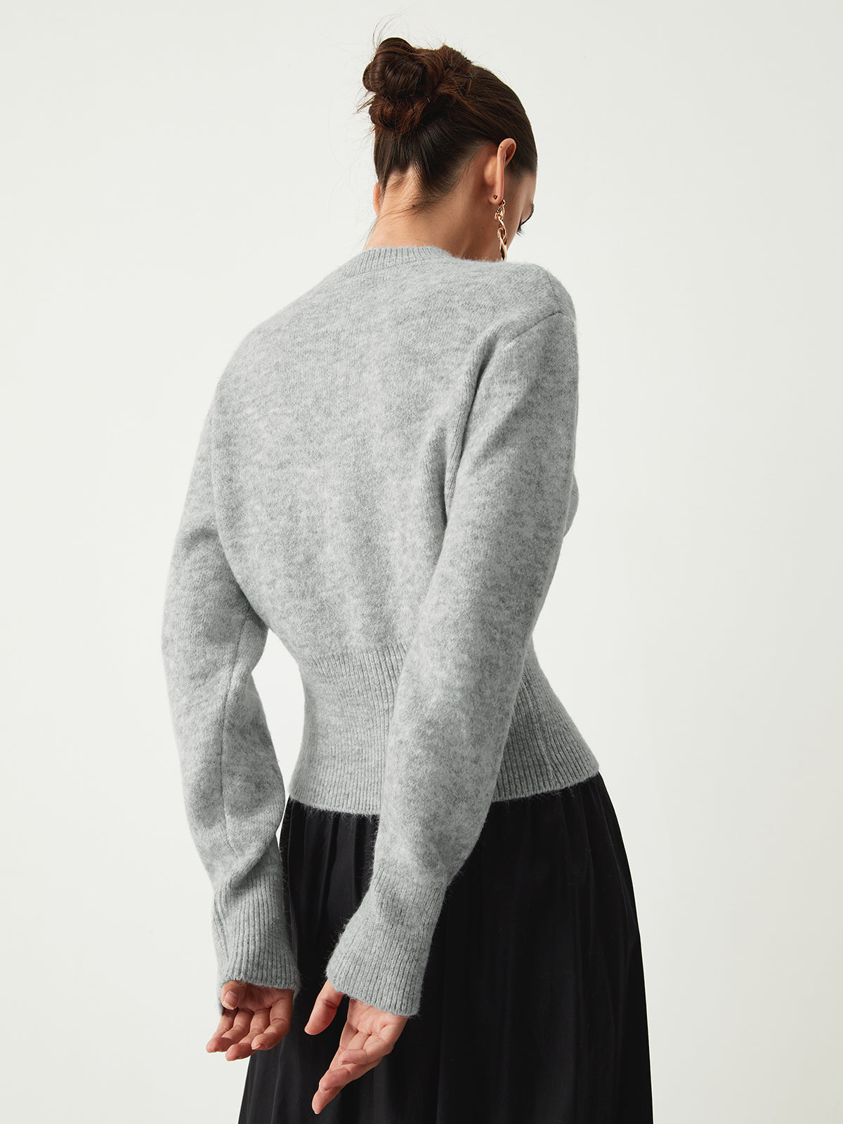 Women's Fuzzy Half Zip Sweater